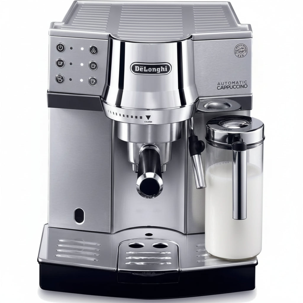 De'Longhi EC850M Automatic Cappuccino Espresso Machine Stainless Steel - Gomix Brands Outlet